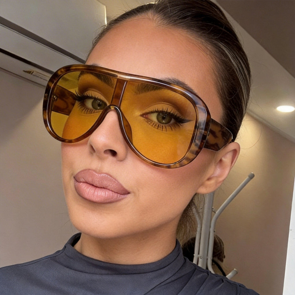 Large Frame Pilot Sunglasses
