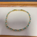 light blue bracelet female niche color matching couple jewelry