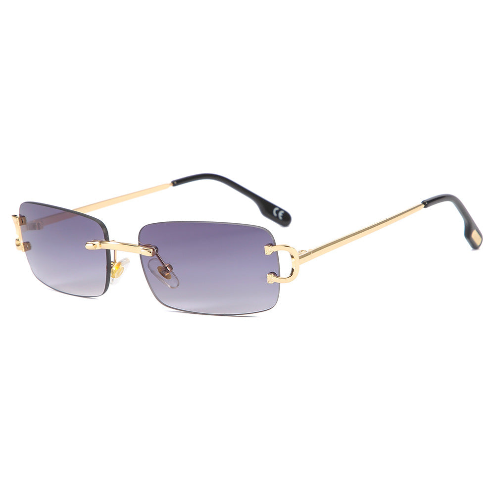 Square Frameless Sunglasses