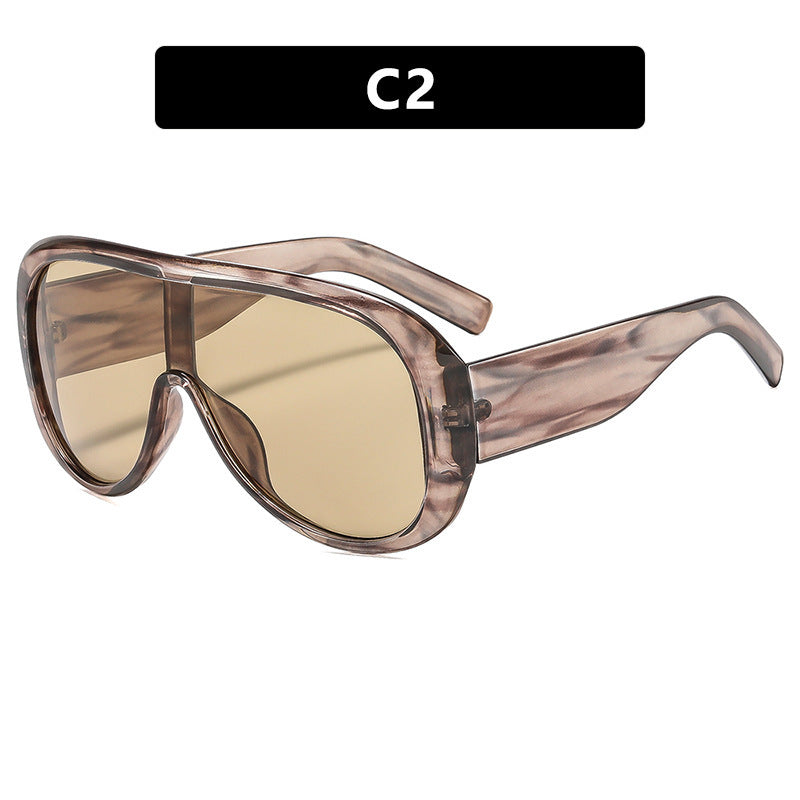 Large Frame Pilot Sunglasses