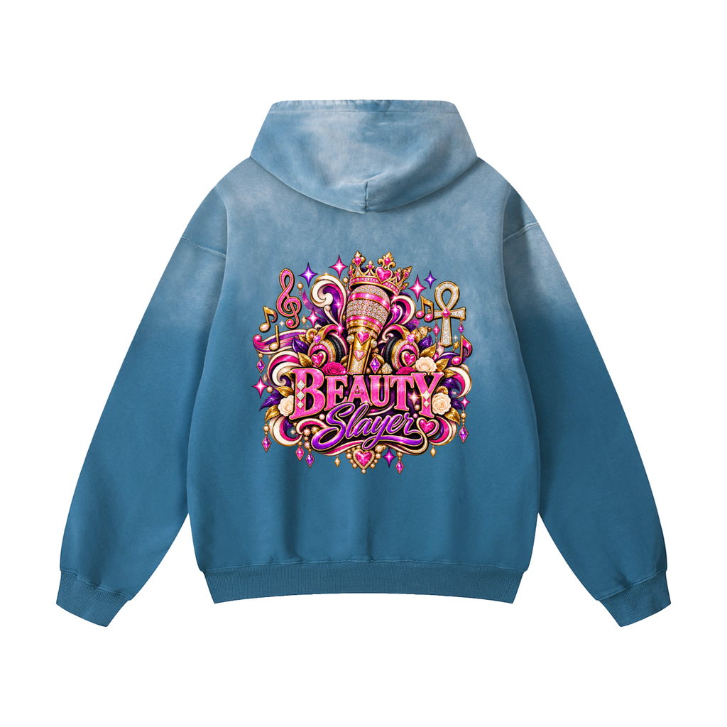 Beauty Slayer Sunfade Oversized Hoodie
