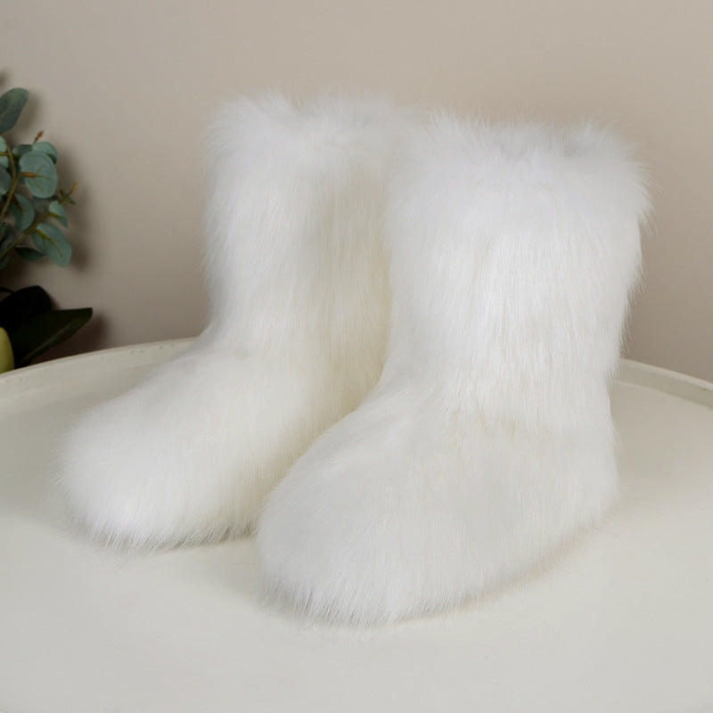 Women's Fur Lined Winter Snow Boots