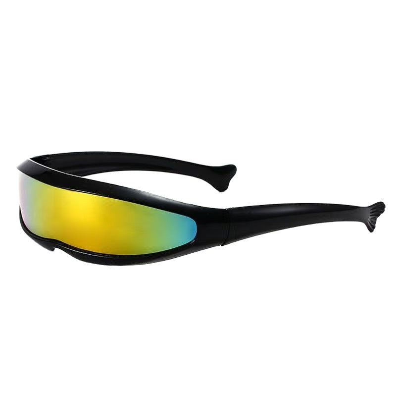 Unisex Polarized UV400 One-Piece Shield Lens Sunglasses