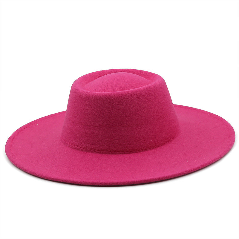 Unisex Wide Brim Woolen Hat