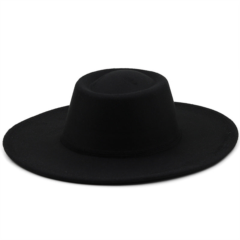 Unisex Wide Brim Woolen Hat