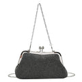 Rhinestone Mesh Evening Bag