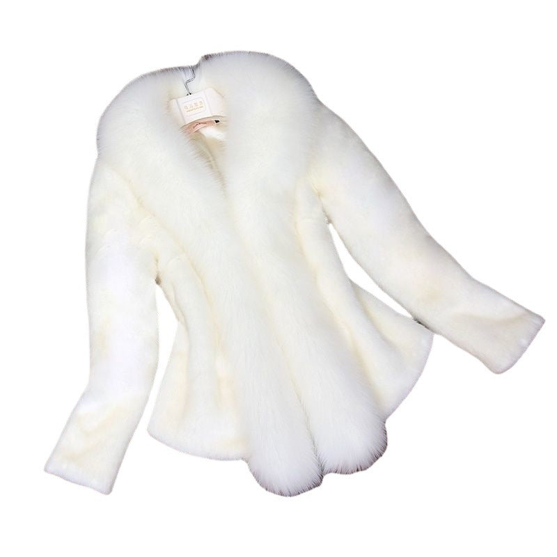 Mid-length fur coat