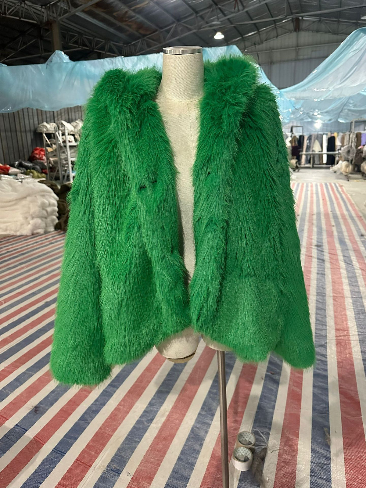 Women's Faux Fur Hooded Cloak Coat