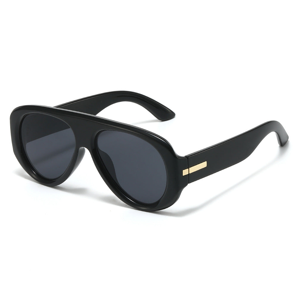 Toad-Shaped Large Frame UV400 Sunglasses