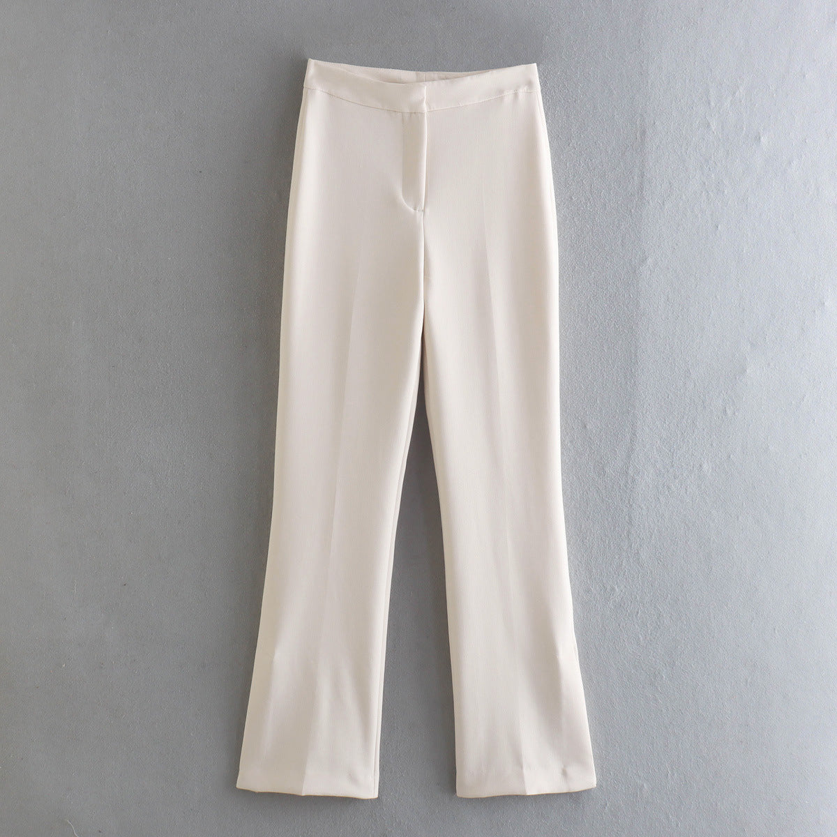 Flip-Trimmed Underwear Vest  Trouser Leg Straight Pants