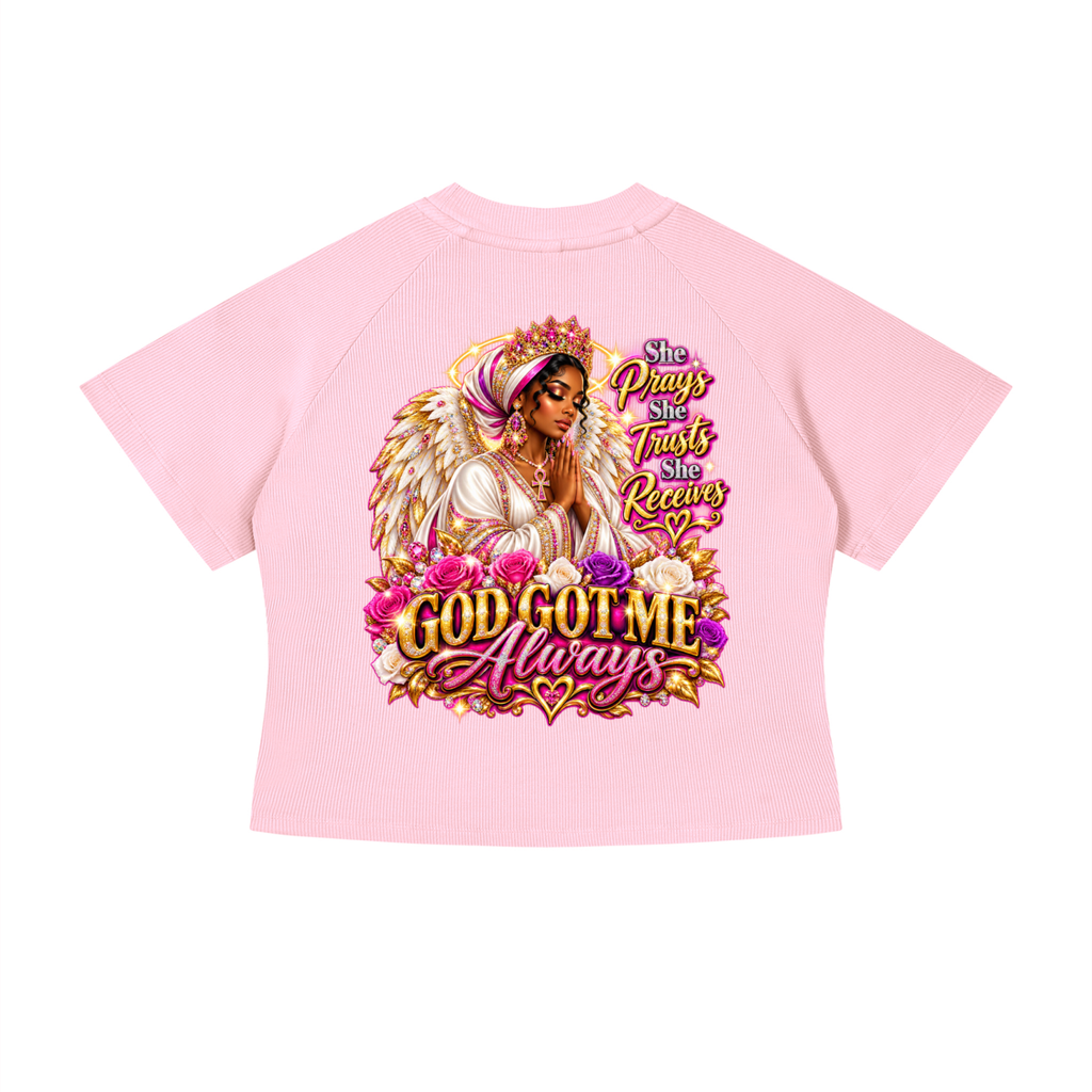 Women's Mineral Wash Crop T-Shirt