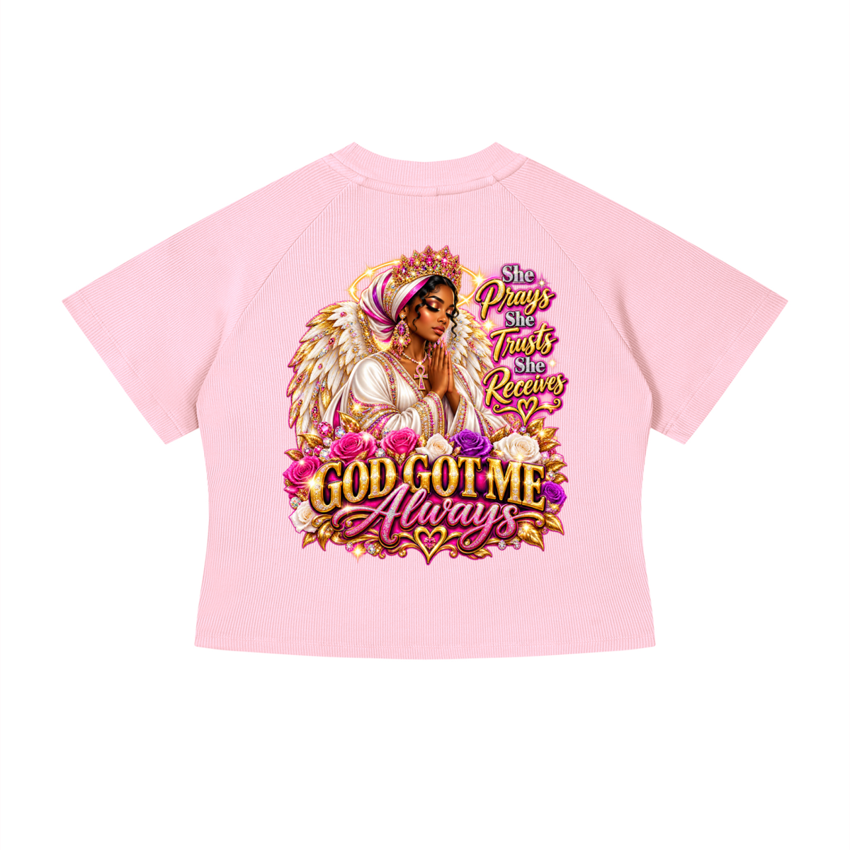 Women's Mineral Wash Crop T-Shirt