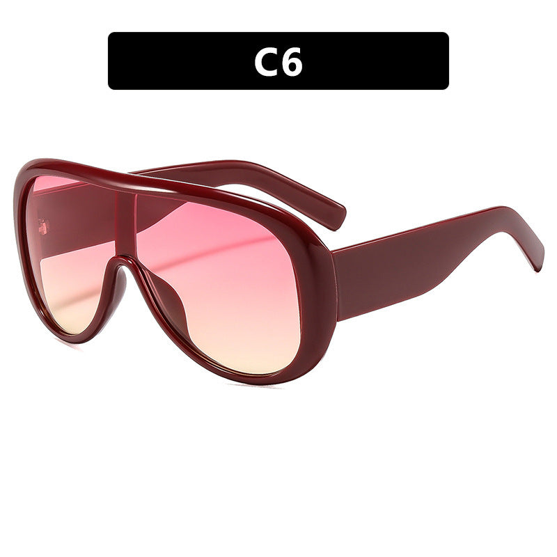 Large Frame Pilot Sunglasses