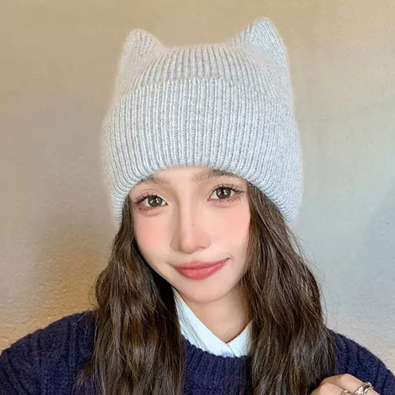 Cat Ear Knitted Hats
