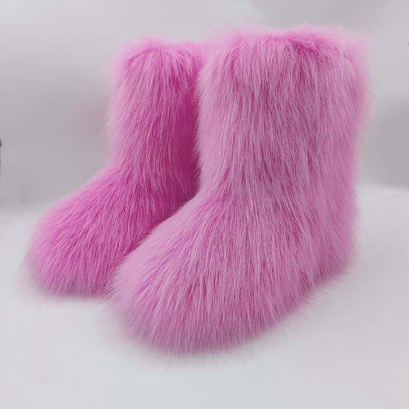 Women's Fur Lined Winter Snow Boots