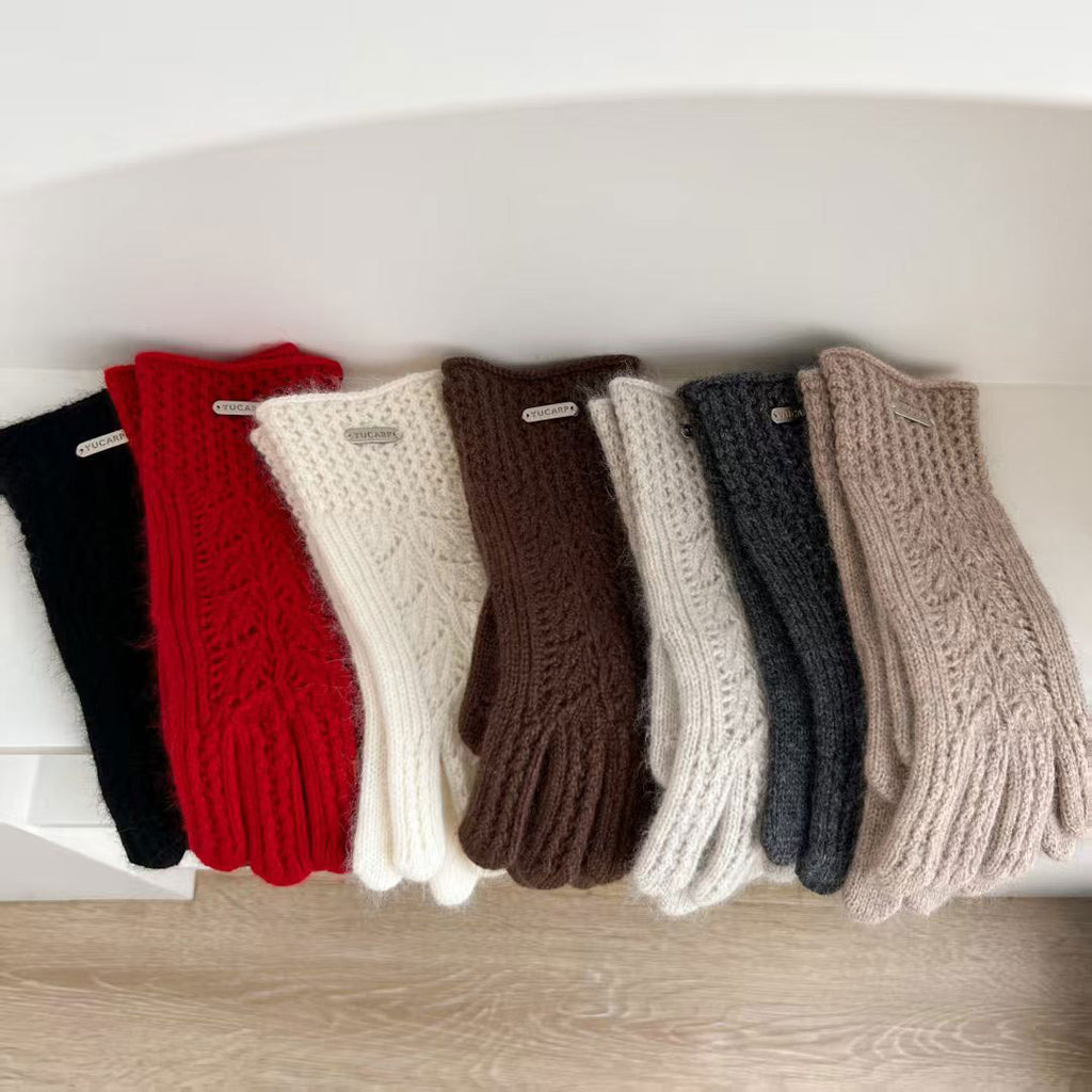 Women's Touchscreen Wool Gloves
