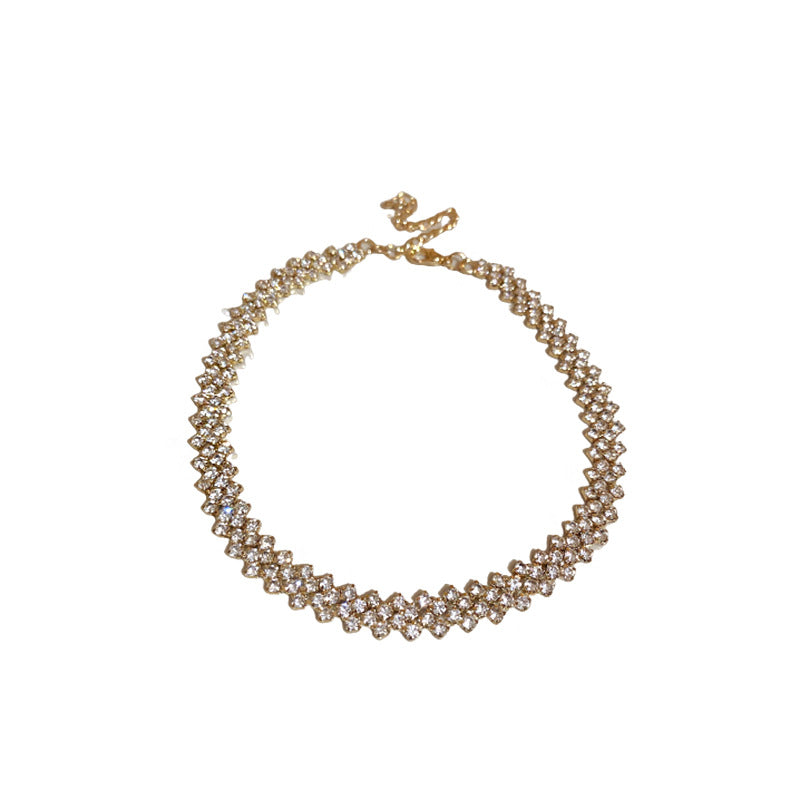 Fashion Choker Splicing Necklace Elegant Women's Jewelry