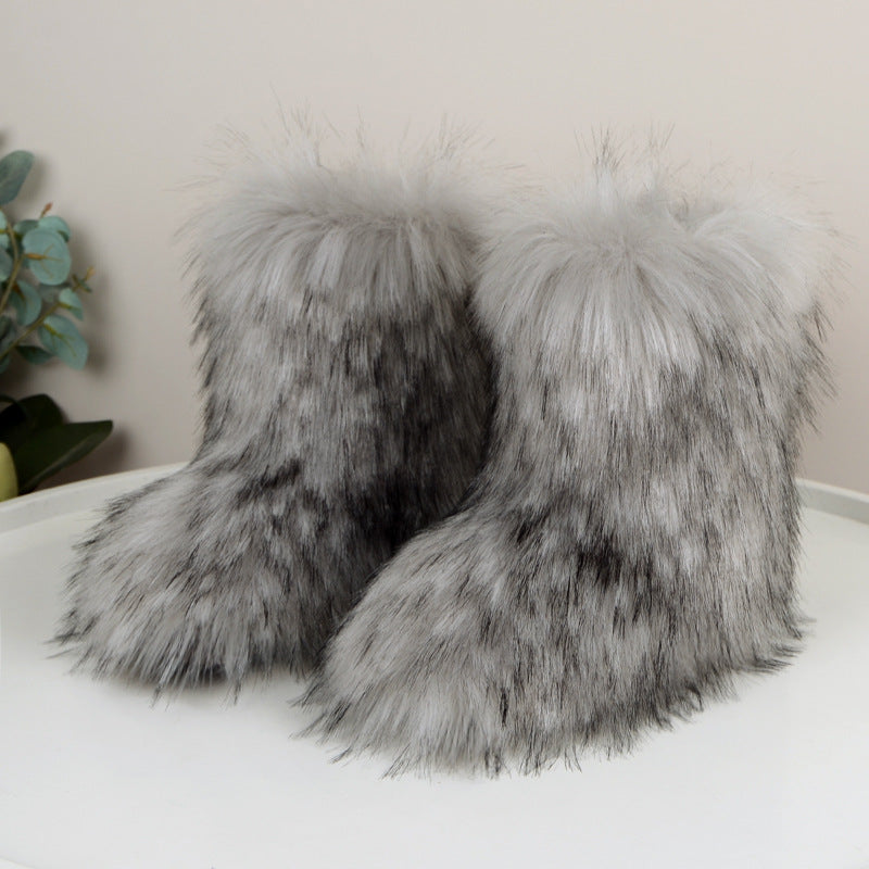 Women's Fur Lined Winter Snow Boots