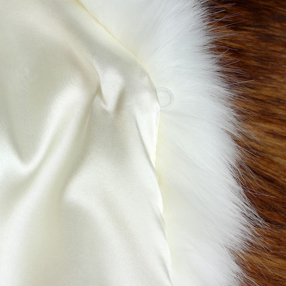 Mid-length fur coat