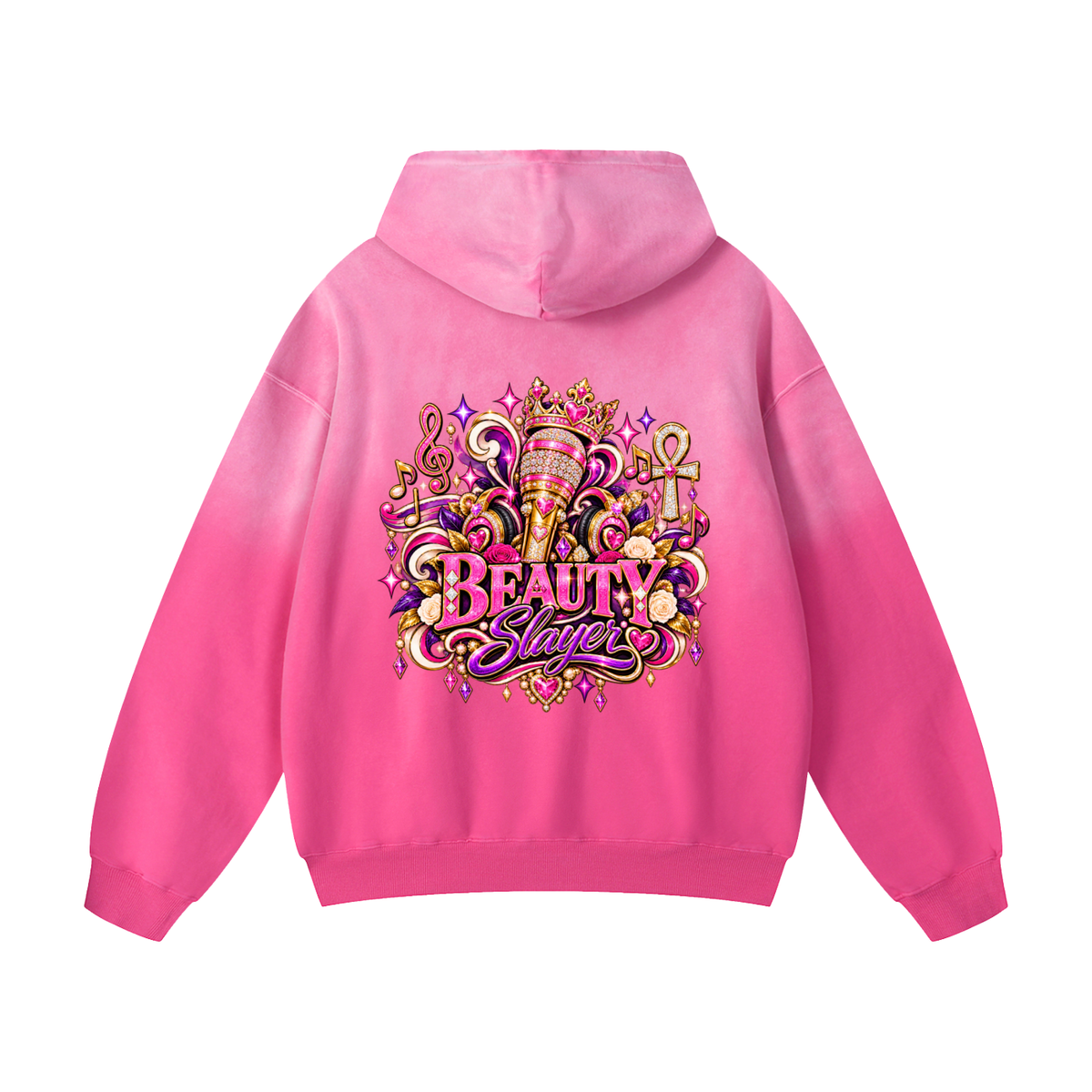 Beauty Slayer Sunfade Oversized Hoodie