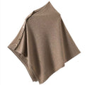 Women's Solid Color Soft Knitted Shawl Cape Scarf