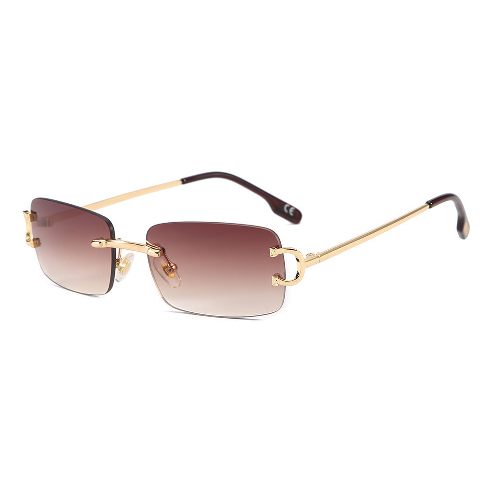 Square Frameless Sunglasses