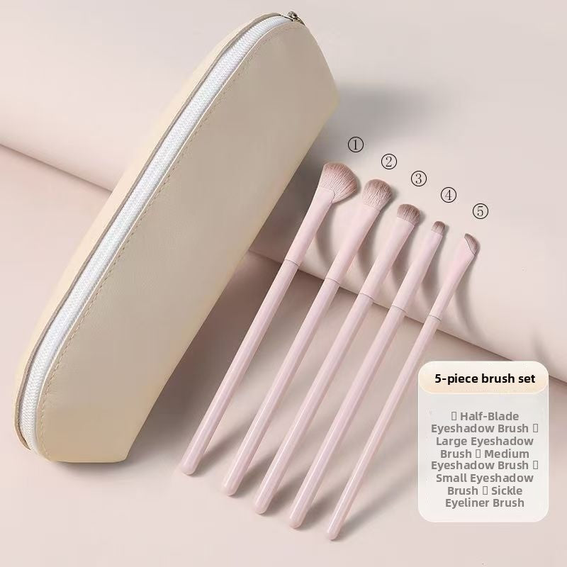 13-Piece Portable Makeup Brush Set Soft Artificial Fiber Bristles with Bag for Eyeshadow Blush Foundation