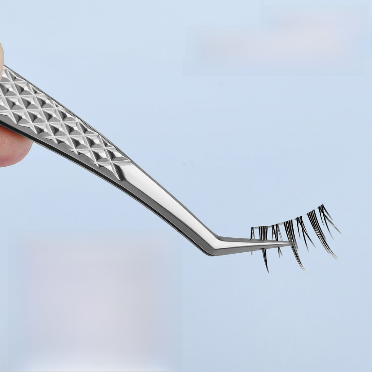 Eyelash tool tweezers