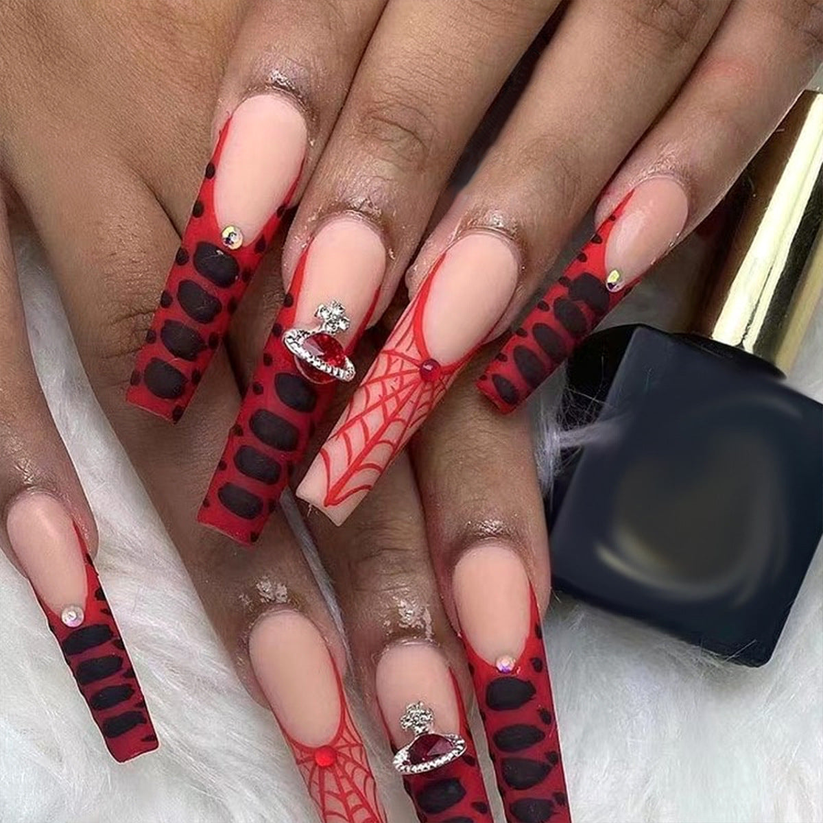 French-style nail extension wearable beauty set