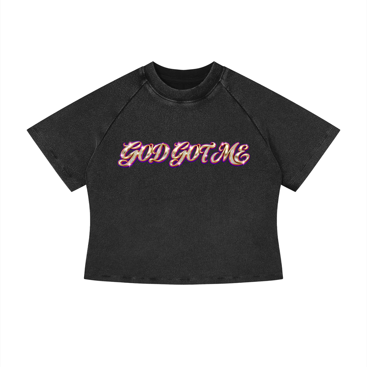 Women's Mineral Wash Crop T-Shirt