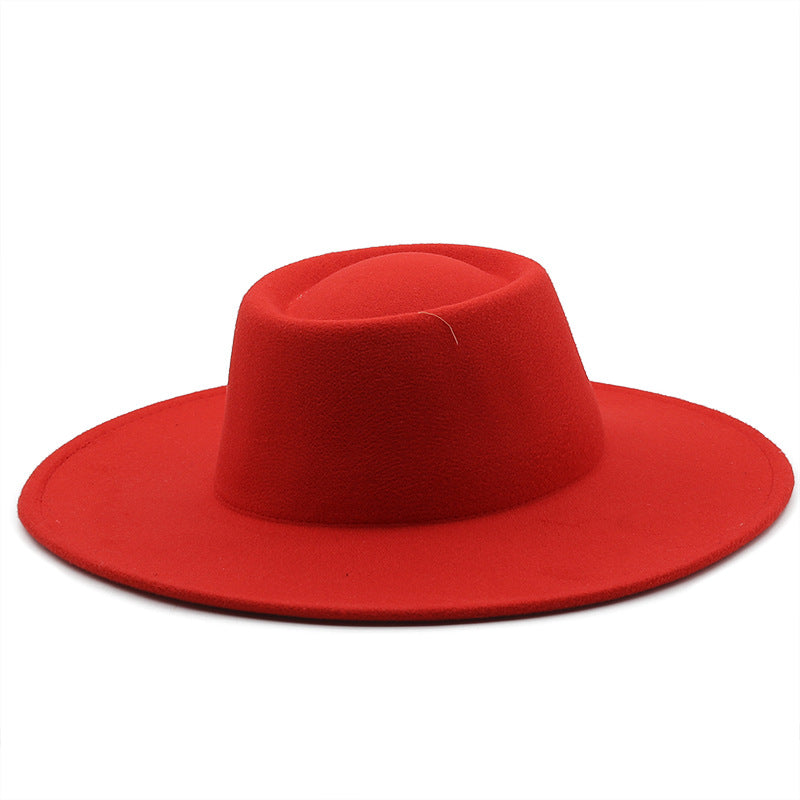 Unisex Wide Brim Woolen Hat
