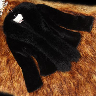 Mid-length fur coat