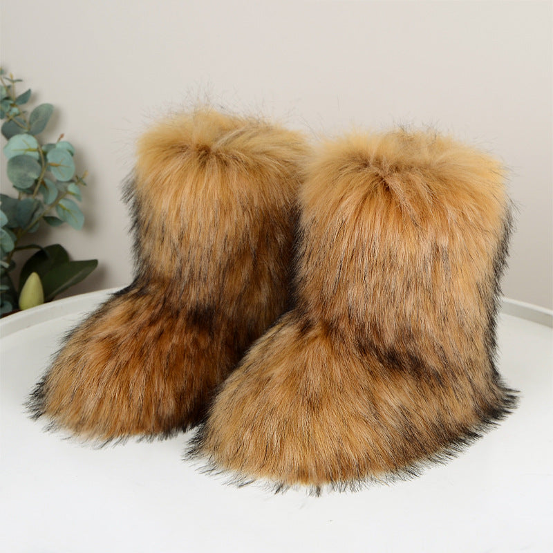 Women's Fur Lined Winter Snow Boots