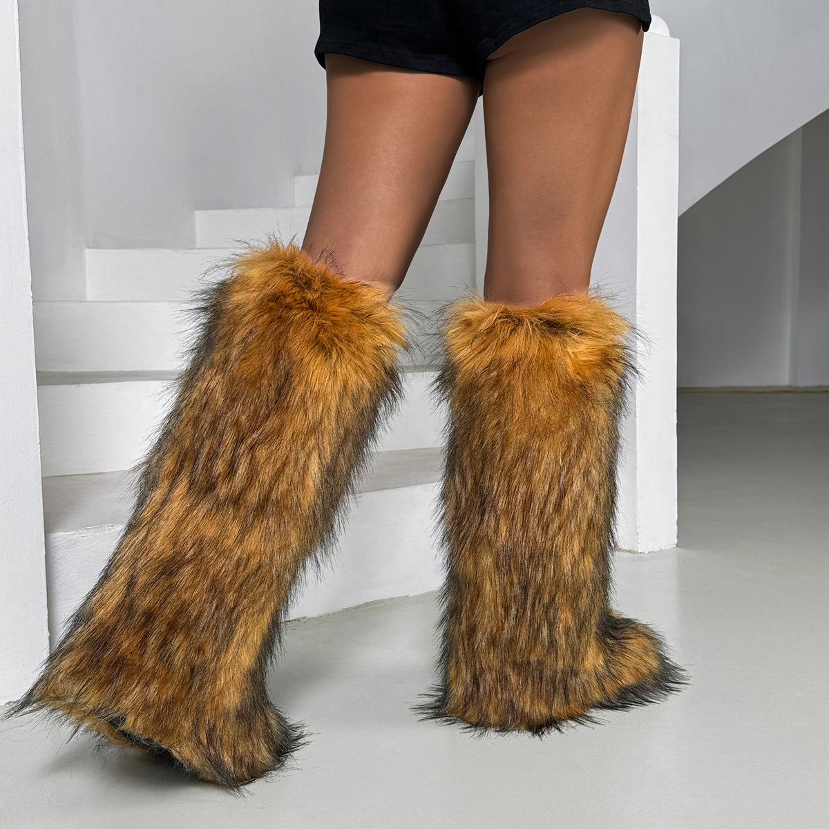 Women Faux Fur Winter Boots