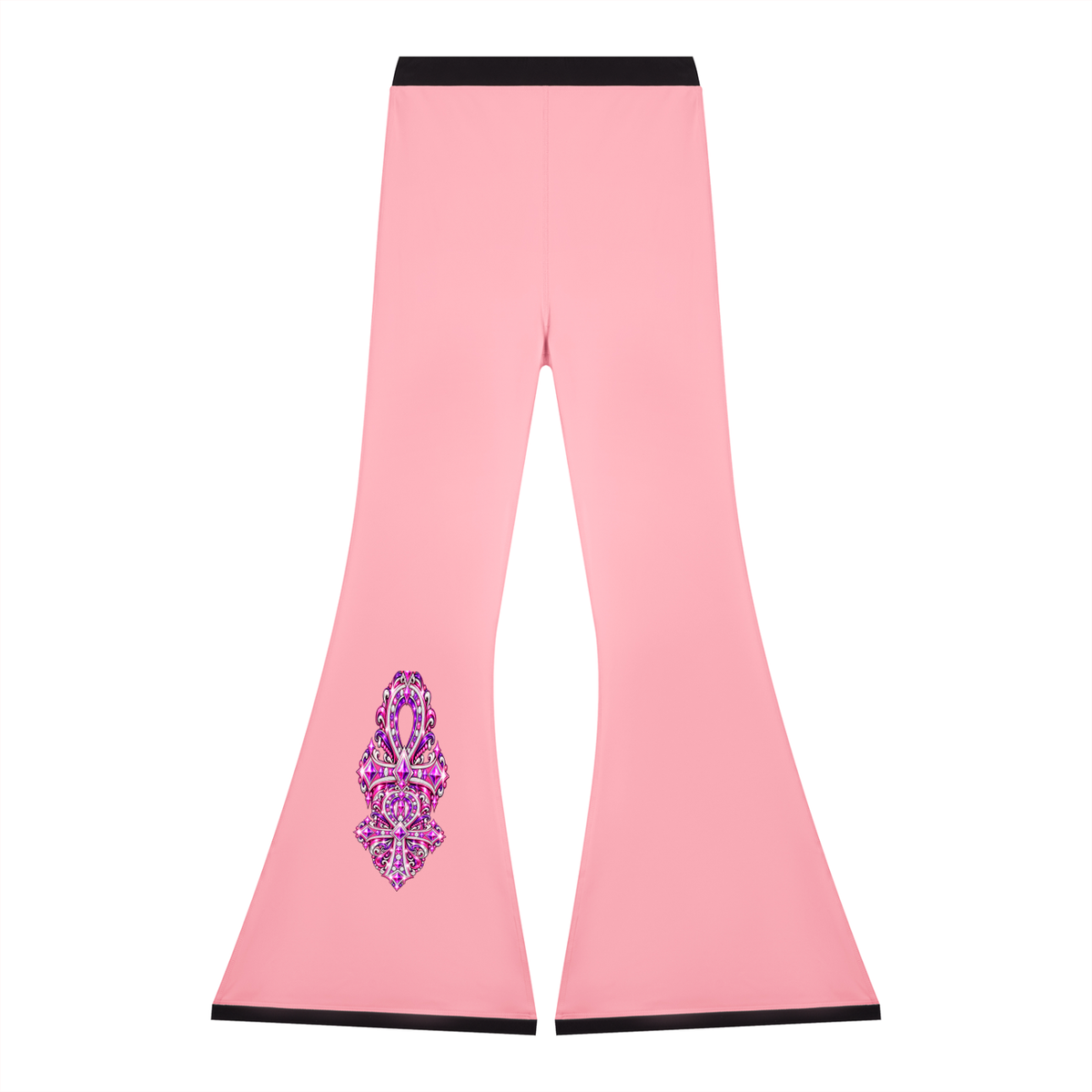 Beauty slayer Color Block Flared Yoga Leggings