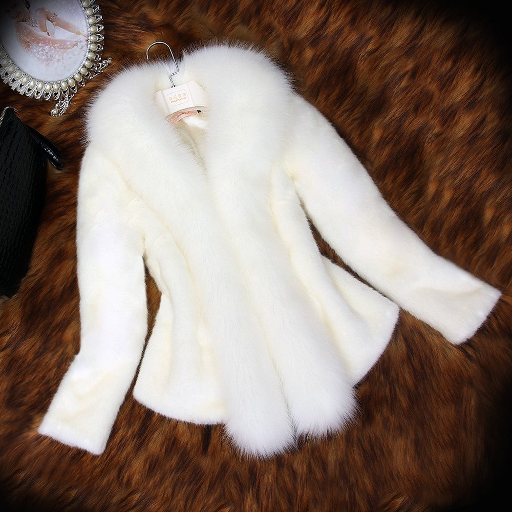 Mid-length fur coat