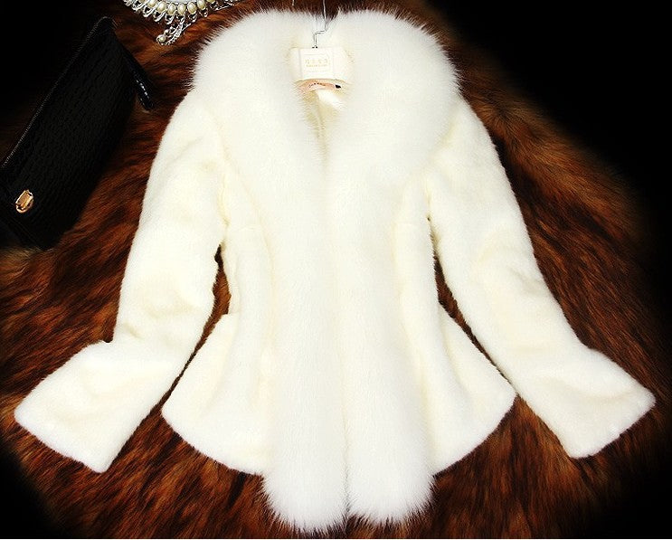 Mid-length fur coat