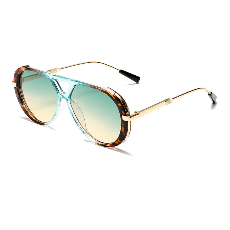Retro Oval Sunglasses UV400 Protection