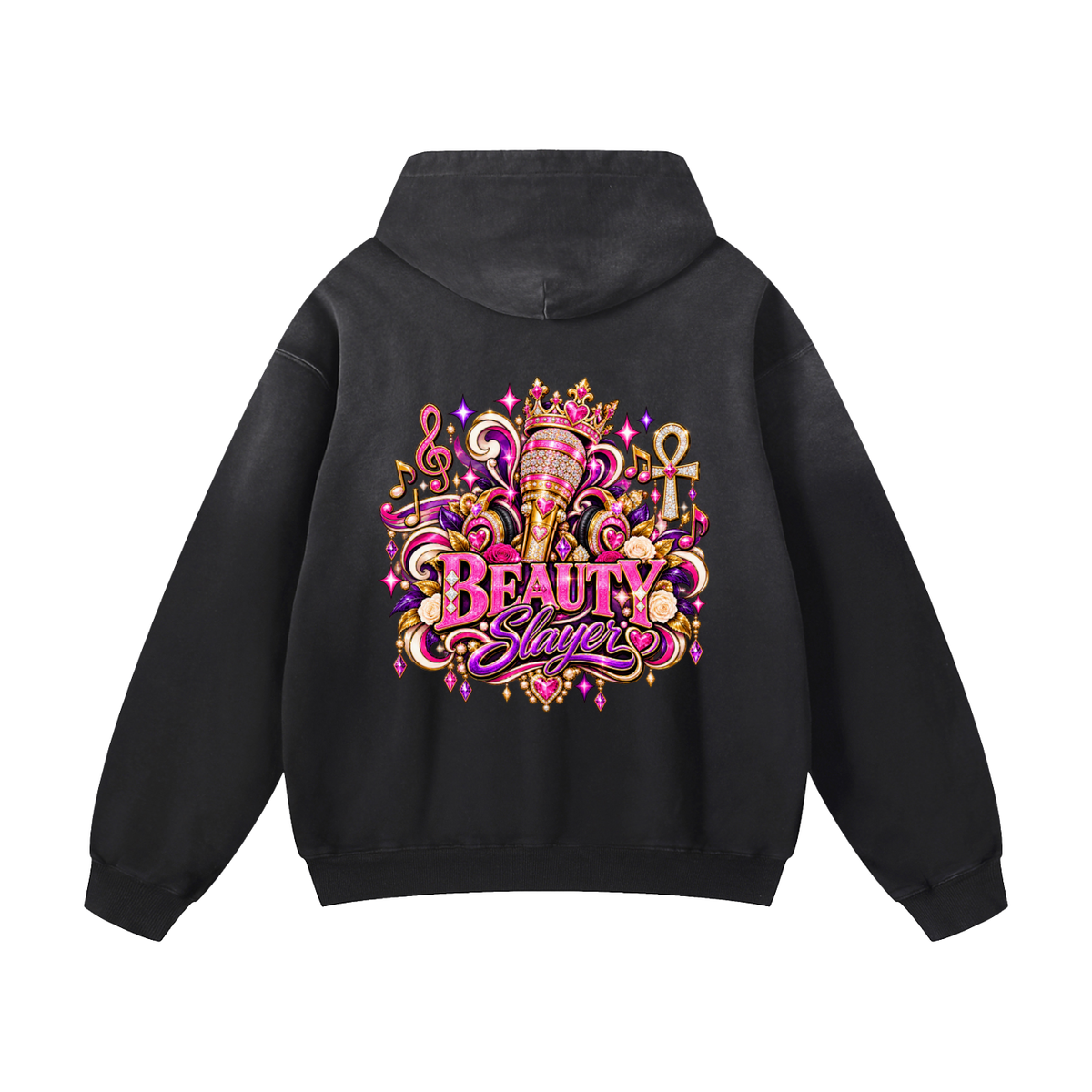 Beauty Slayer Sunfade Oversized Hoodie