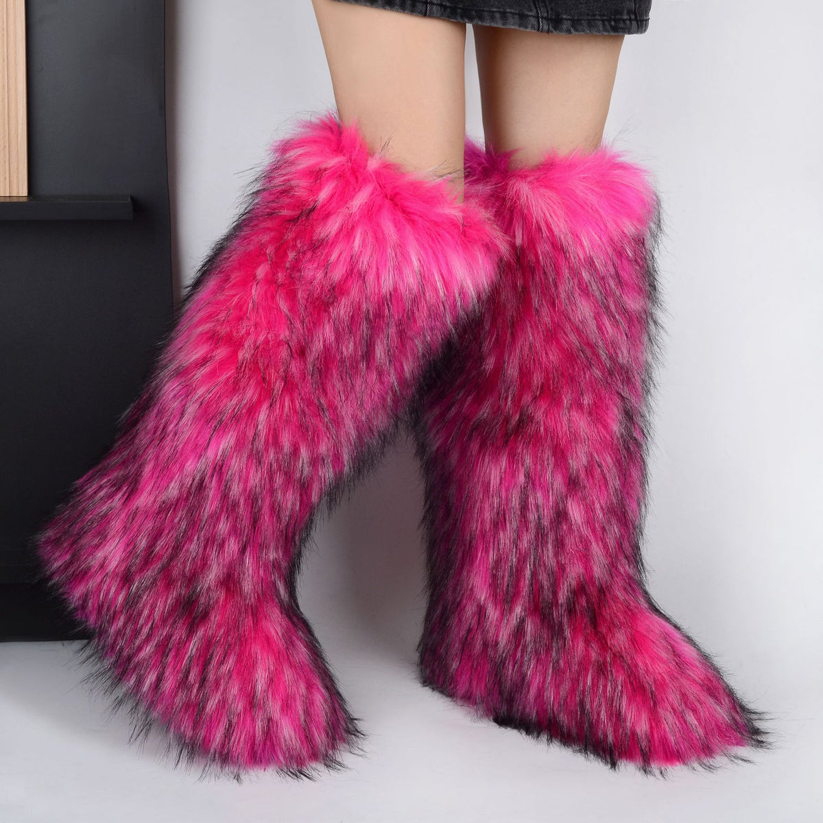 Women Faux Fur Winter Boots
