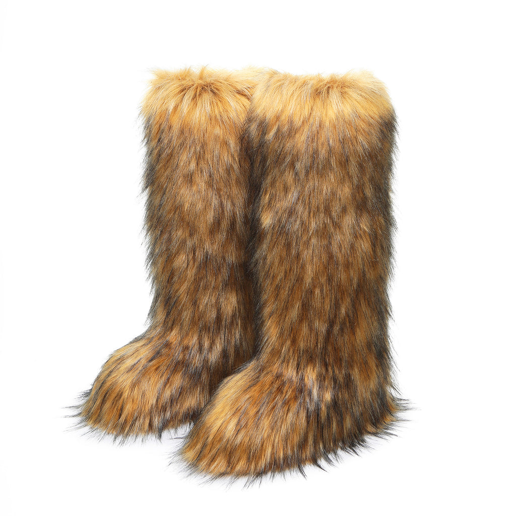 Women Faux Fur Winter Boots