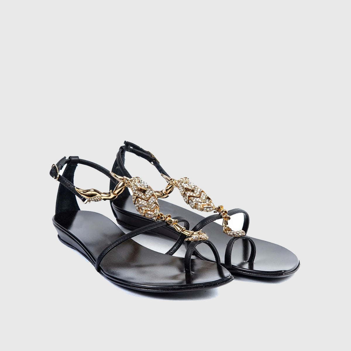 Round-toe stiletto heels