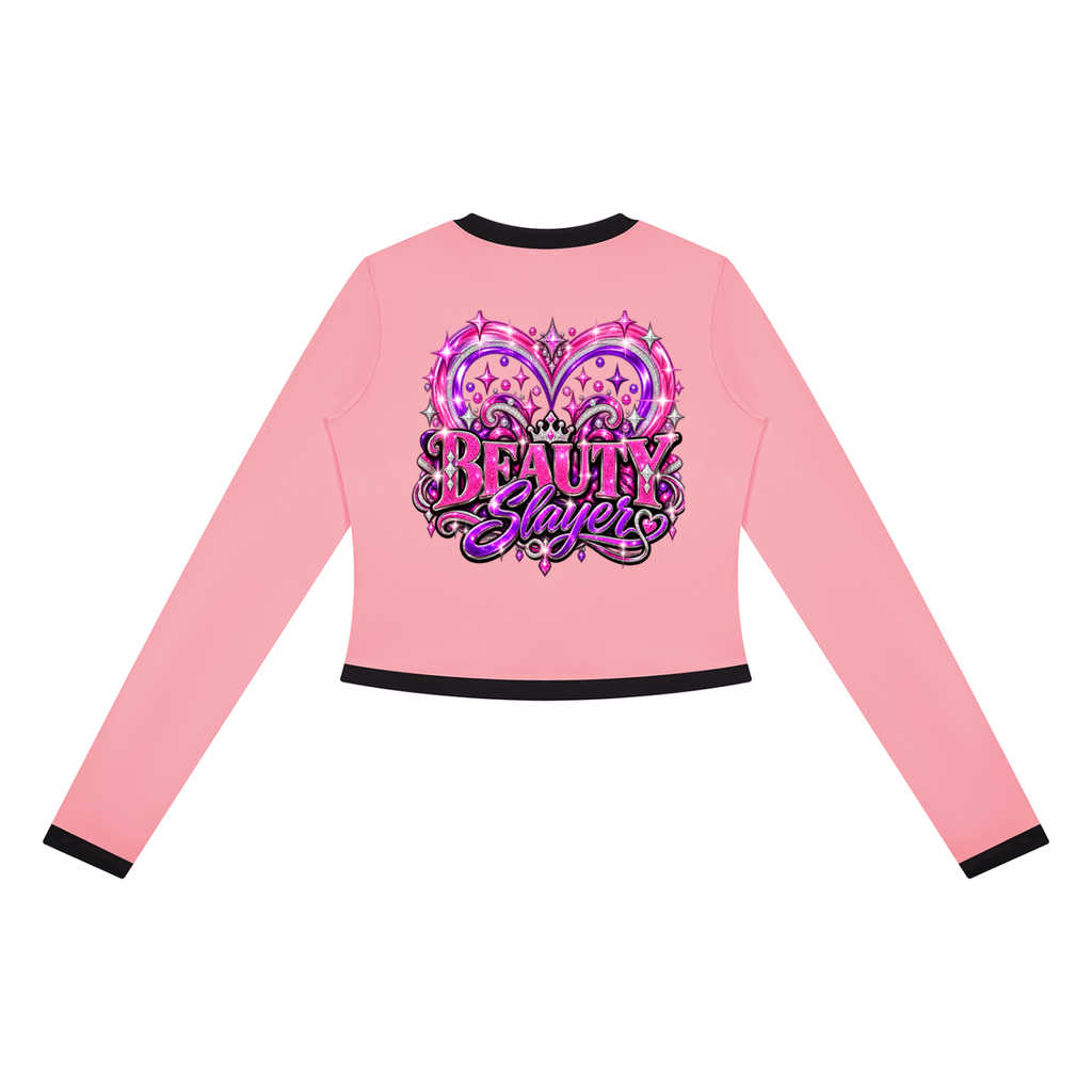 Beauty slayer Color Block Yoga Sports Jacket