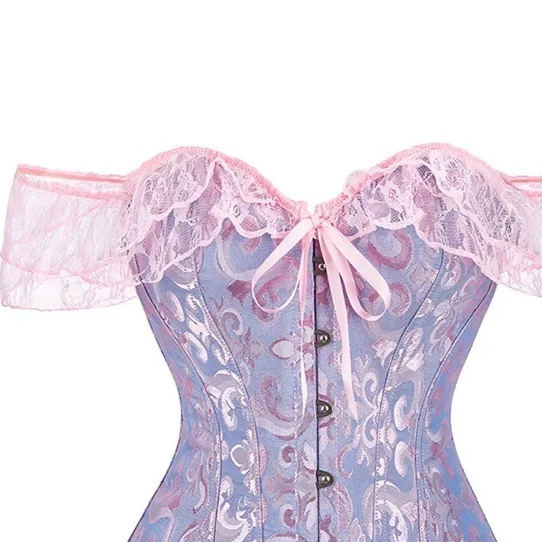 Fishbone Corset Bustier Tummy Control Shapewear Lace Underbust Corset