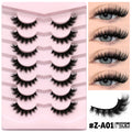 Thick-styled one-piece false lashes