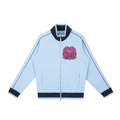 Color Block Raglan Sleeve Zip Track Jacket