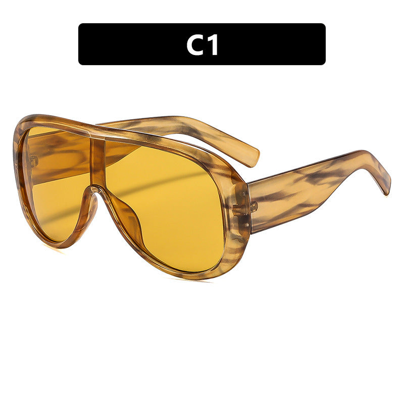 Large Frame Pilot Sunglasses