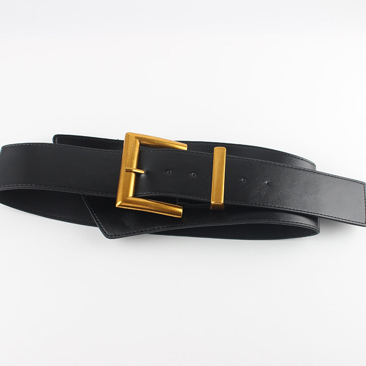 Wide Decorative Belt for Dresses and Outerwear