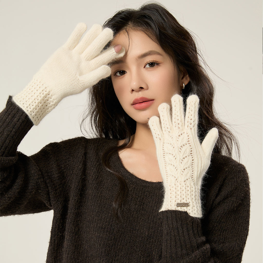 Women's Touchscreen Wool Gloves
