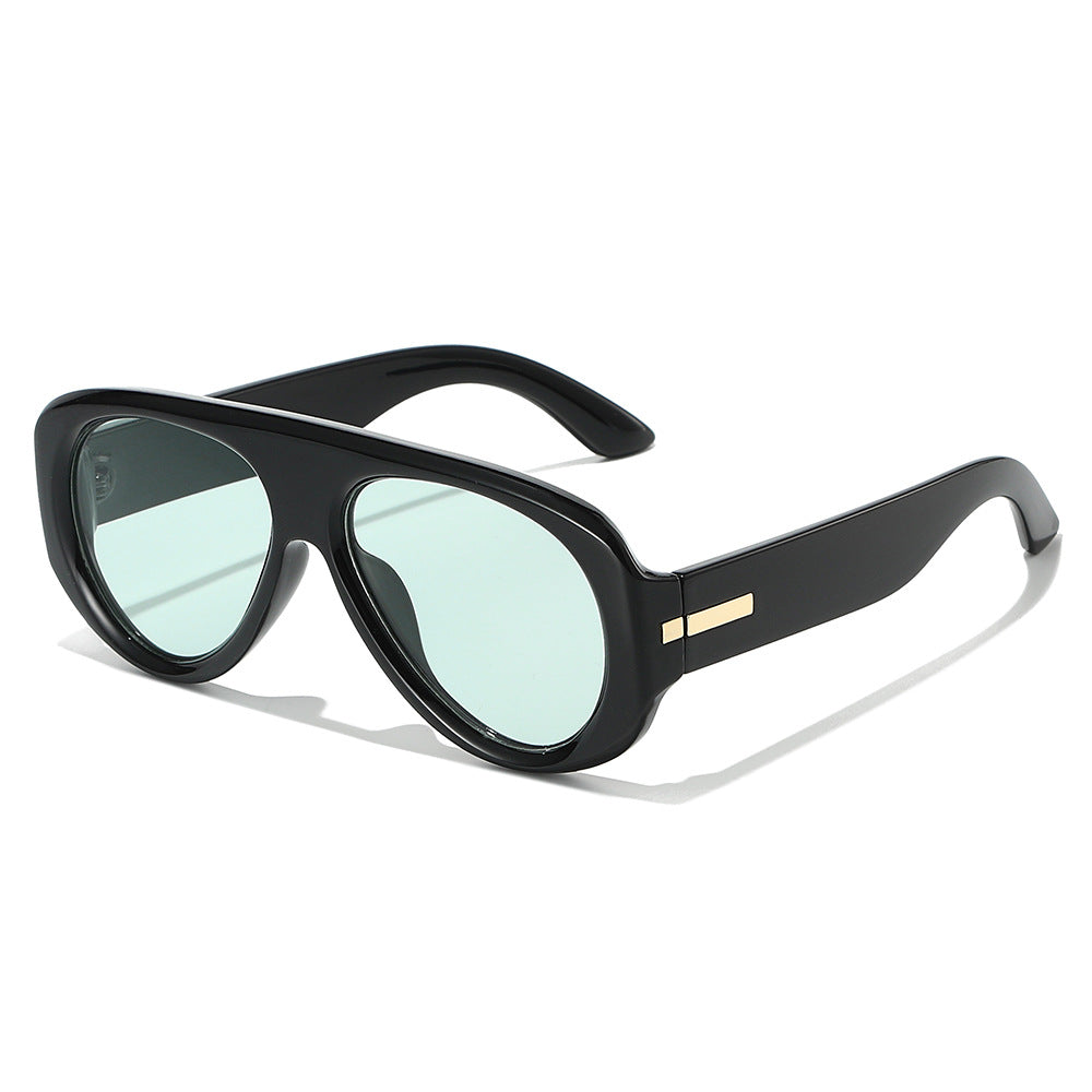 Toad-Shaped Large Frame UV400 Sunglasses